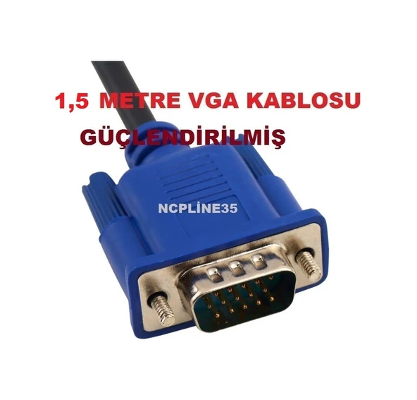 1.5 Mt Monitör Projeksiyon Arasi Kablo ürün görseli 1