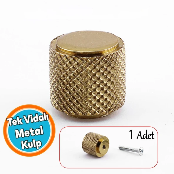 Çizgili Lüks Gold Düğme Metal Tek Vidalı Kulp Çekmece Mobilya Mutfak Dolabı Dolap Kulbu Kulpları ürün görseli 1