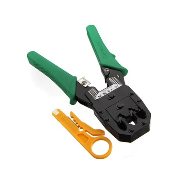 Rj45 Ethernet Rj11 Rj12 Rj45 Telefon Kablo Sıkma Kesme Pensesi N11.823 ürün görseli 1