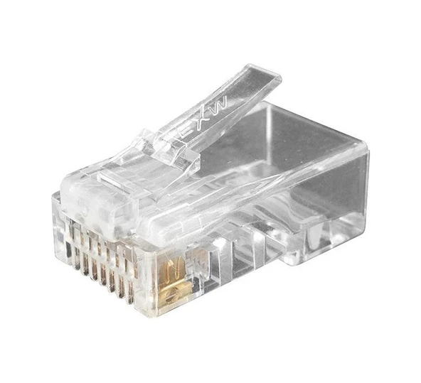 100 Adet Cat6 Konnektör 100 Adet Cat6 Jack - Resim 2