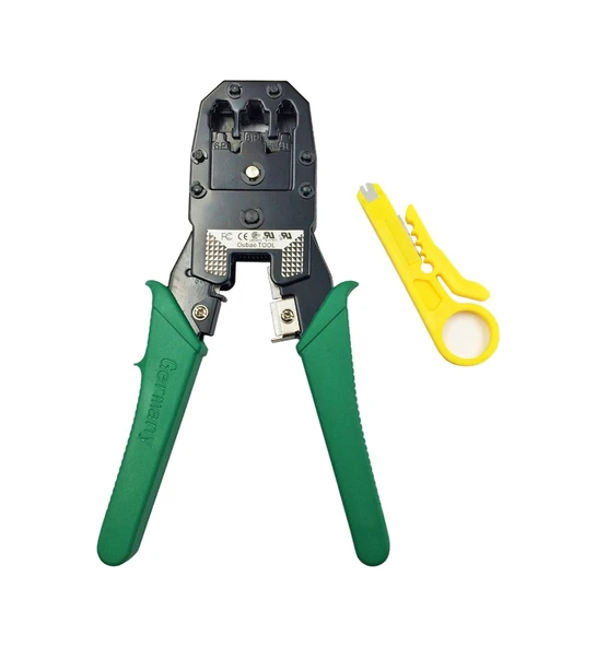 Network Rj45 Ethernet Rj11 Telefon Kablo Jak Sıkma Pensesi N11.2810 ürün görseli 1