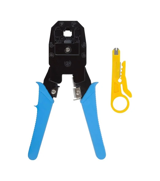 Rj45 Ethernet Rj11 Rj12 Rj45 Telefon Sıkma Çakma Pensesi Cat5 Cat6 Pense
+ Kablo Soyucu ürün görseli 1