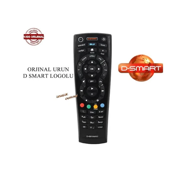 Dsmart Blue Akıllı Kumanda D-Smart Logolu ürün görseli 1
