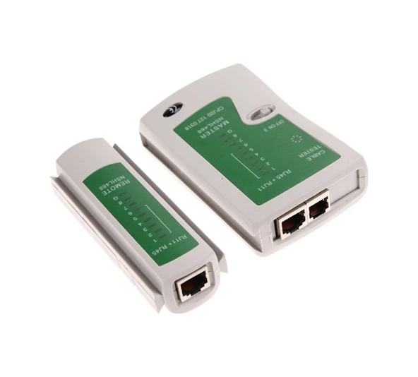 Network Tester RJ11 RJ45 4523A Ledli Cat5 Cat6 Kontrol Test Cihazı ürün görseli 1