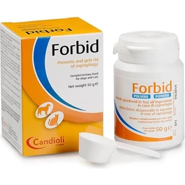 Candioli Forbid 50 gr Köpek & Kedi Dışkı Yeme Önleyici Toz (Koprofaji Engelleyici) ürün görseli 1