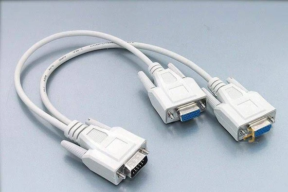 Vga To 2 Vga Çoklayıcı Kablo Y Kablo ürün görseli 1
