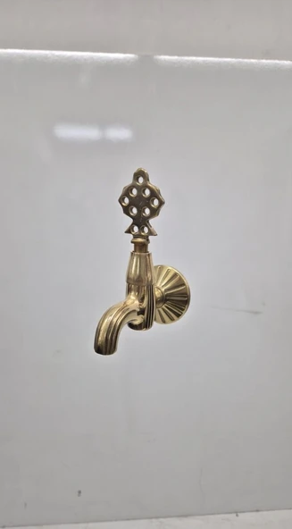 Dorello Osmanlı Motifli Gold Musluk Antik Kaplama, Dekoratif Bahçe & Lavabo Musluğu, Vintage Osmanlı Tarzı Musluk ürün görseli 1