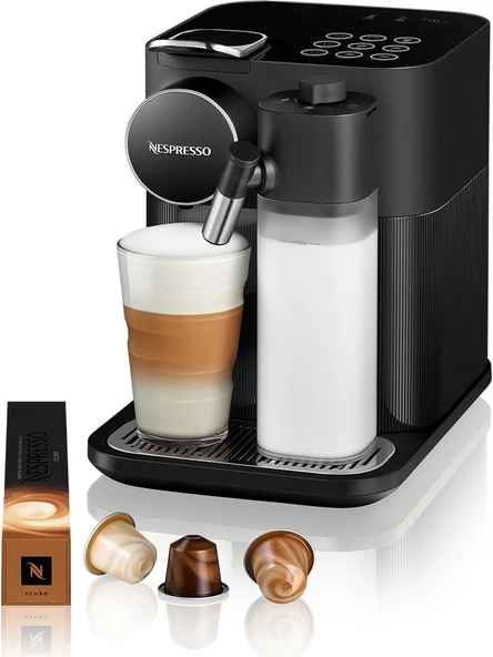 Nespresso F541 Gran Lattissima Siyah Kapsül Kahve Makinesi OUTLET TEŞHİR ÜRÜN ürün görseli 1