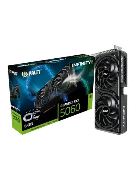 Palit RTX5060 INFINITY 2 OC 8GB 128Bit GDDR7 ürün görseli 1