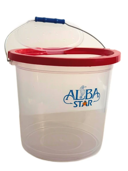 Şeffaf Kova 10Lt Albastar ürün görseli 1