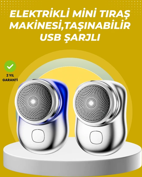 Taşınabilir, cep boyunda, şarjlı elektrikli tıraş makinesi P200962S5925 ürün görseli 1
