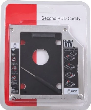 Hd962 9.5Mm Ikinci Hdd Sata 2.5 " Ssd Muhafaza Second Hdd Caddy ürün görseli 1