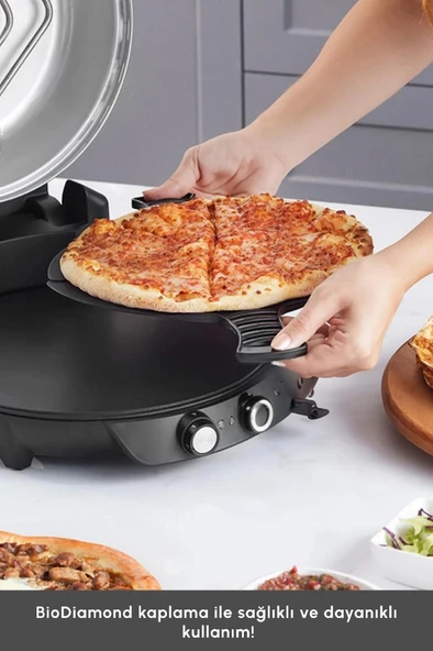 PTTAVM: Gastro 10 In 1 Pizza Ve Lahmacun Makinesi Biodiamond Soft