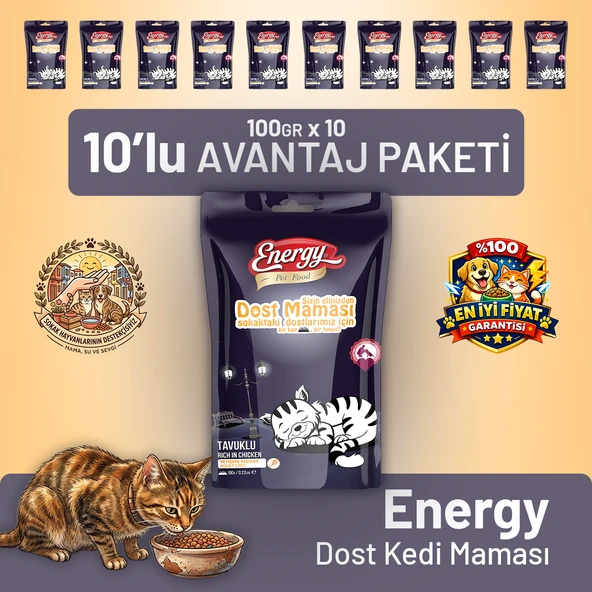 Dost Kedi Maması - 10 Adet ürün görseli 1