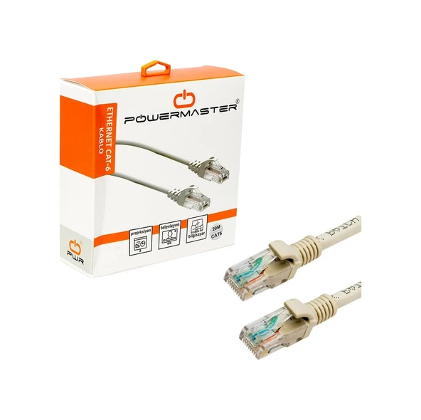 20 Metre Cat6 Ethernet Internet Kablosu ürün görseli 1