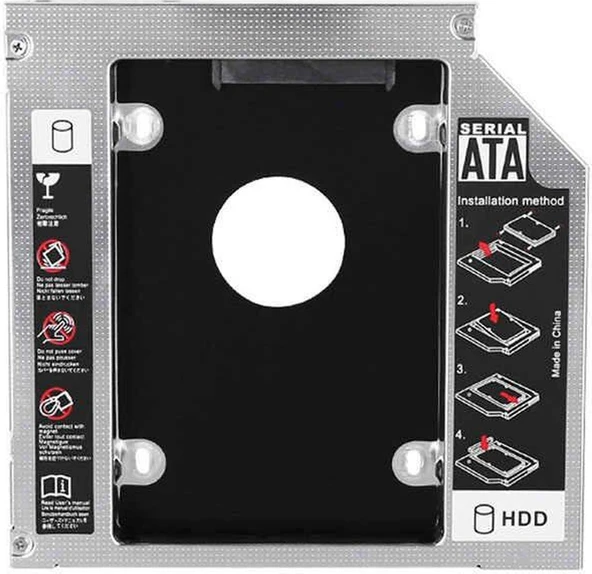 Hdd Caddy 9.5Mm 2.5" Sata 2Nd Hdd Caddy - Resim 3