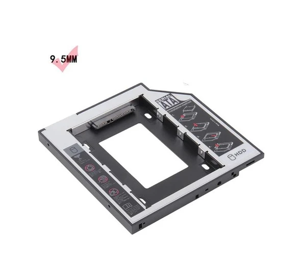 9.5Mm Hdd Caddy Laptop Notebook Dvd To Ssd Hdd Kızak ürün görseli 1