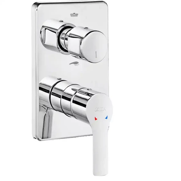 Eca Luna Krom Ankastre Banyo/Duş 2 Yollu Sıva Üstü 102167236-KDE ürün görseli 1