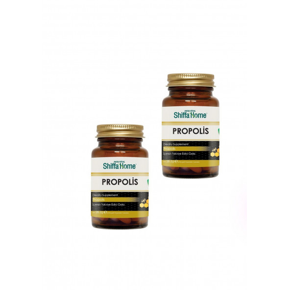 Shiffa home Propolis Ekstraklı  470 mg 60 Kapsül 470 mg x 2 paket ürün görseli 1