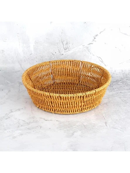 Mien Yuvarlak Rattan Ekmek Sepeti ürün görseli 1