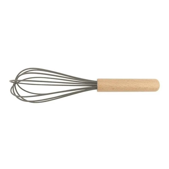 Ahşap Saplı Silikon Çırpıcı 25 Cm ürün görseli 1