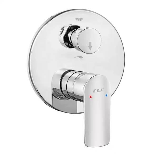 Eca Lia Krom Ankastre Banyo/Duş 2 Yollu Sıva Üstü 102167250-YDE ürün görseli 1
