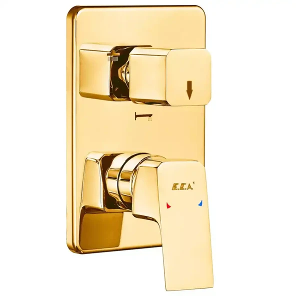 Eca Tiera Altın Görünümlü Ank Banyo/Duş 3 Yollu S.Ü 102167335A1-K ürün görseli 1