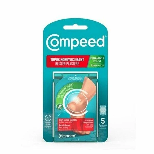 Compeed Topuk Koruyucu Bant Extra Güçlü 5li ürün görseli 1