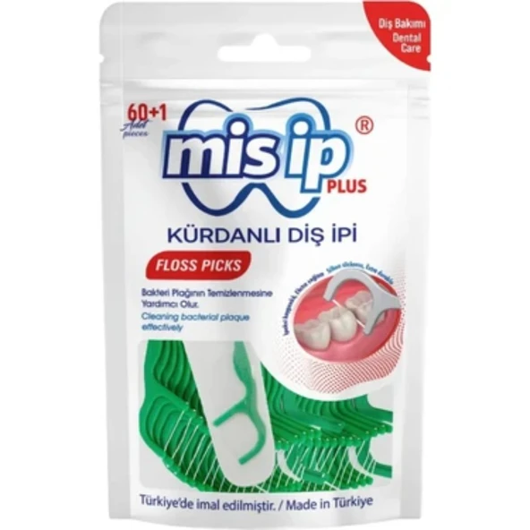 MİSİP KÜRDANLI DİŞ İPİ PLUS 60+1 ürün görseli 1