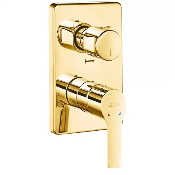 Eca Luna Altın Görünümlü Ank. Banyo/Duş 3 Yollu S.Ü 102167336A1-K ürün görseli 1