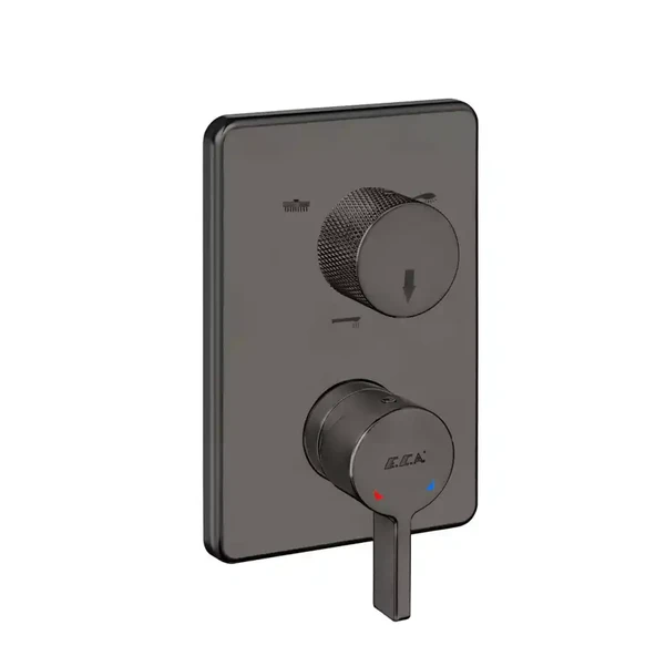 Eca Life Mat Antrasit Banyo/Duş 3 Yollu Sıva Üstü 102167322C5-K ürün görseli 1