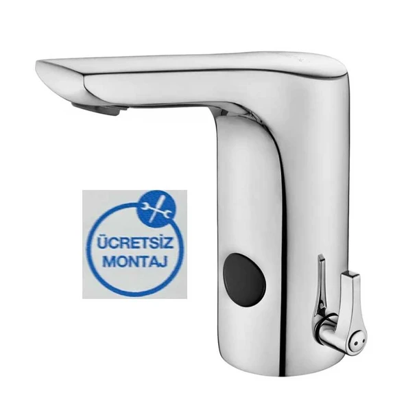 Eca Luna Krom Fotoselli Lavabo Bataryası Elektrikli 108108060 ürün görseli 1