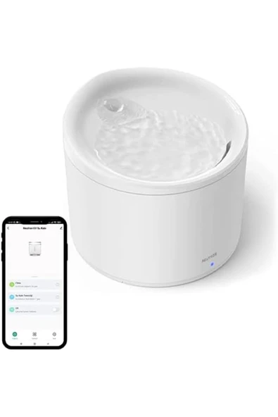 NEUTRON Evcil Hayvan Akıllı Su Kabı, Su Pınarı Wifi Bluetooth Destekli - UV Teknoloji - Uygulama ile ürün görseli 1