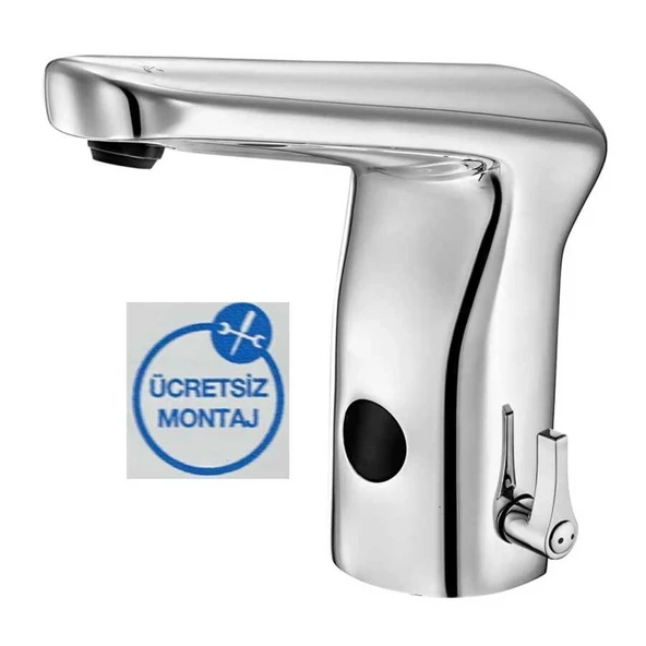 Eca Krom Fotoselli Lavabo Batarya Elektrikli 108108025 Çift Su G. ürün görseli 1