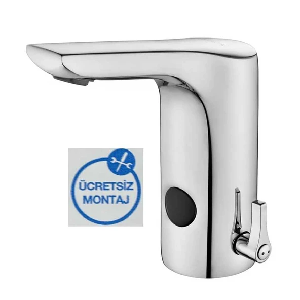Eca Luna Krom Fotoselli Lavabo Bataryası Pilli 108108051 ürün görseli 1