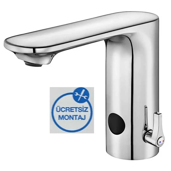 Eca Compact Krom Fotoselli Lavabo Bataryası Pilli 108108037 ürün görseli 1