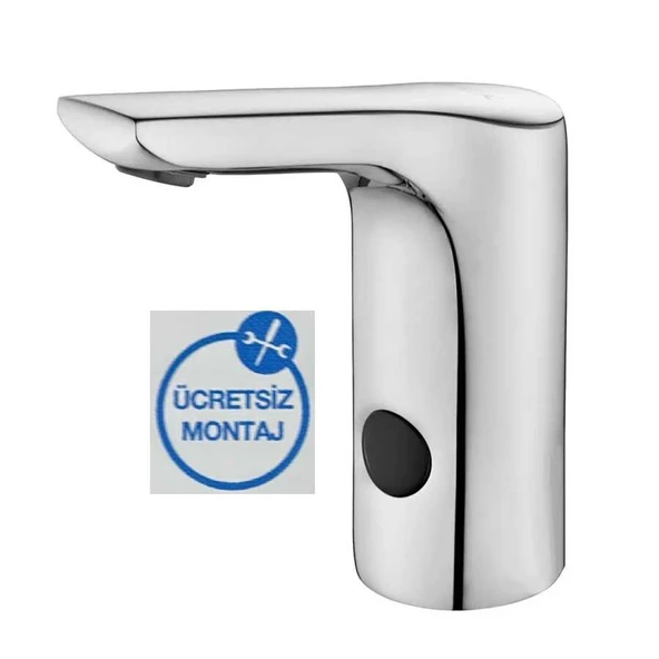 Eca Luna Krom Fotoselli Lavabo Musluğu Elektrikli 108108056 ürün görseli 1