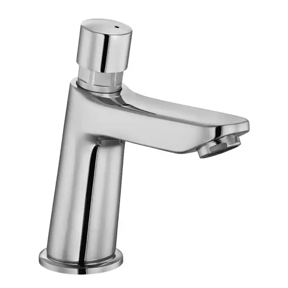 Eca Krom Zaman Ayarlı Lavabo Musluğu 102188127 Tek Su Girişli ürün görseli 1