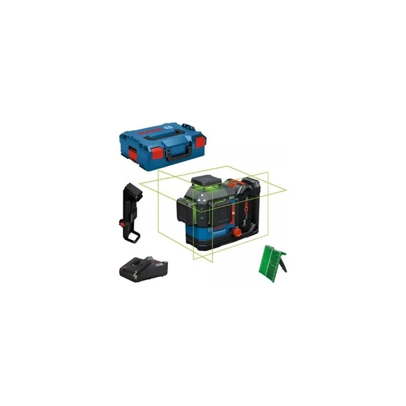 Bosch Gll 18V-120-33 Cg Procore 4 Ah Akülü Yeşil Çizgi Lazeri 0601065100 ürün görseli 1