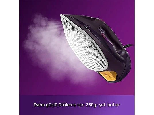 Phılıps Azur DST7061/30 Buharlı Ütü - Koyu Mor - Resim 3