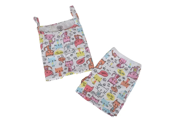 Kız Çocuk Atlet Boxer Takımı - Resim 2