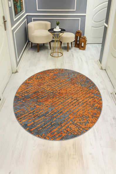 Dijital Baskı Modern Kaymaz Taban Halı H0345 RENKLİ 100 X 100 ürün görseli 1