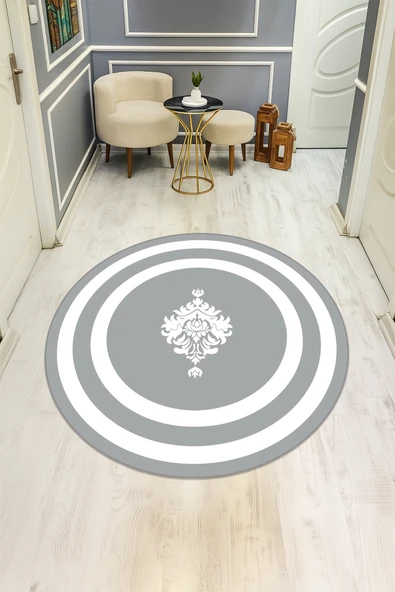 Dijital Baskı Modern Kaymaz Taban Halı H0358 RENKLİ 200 X 200 ürün görseli 1