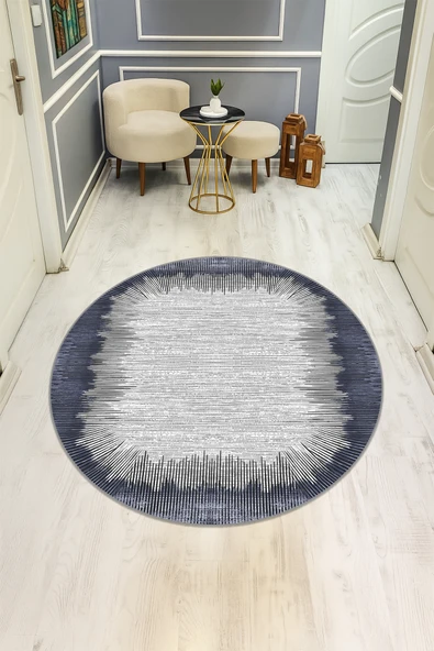Dijital Baskı Modern Kaymaz Taban Halı H0356 RENKLİ 100 X 100 ürün görseli 1