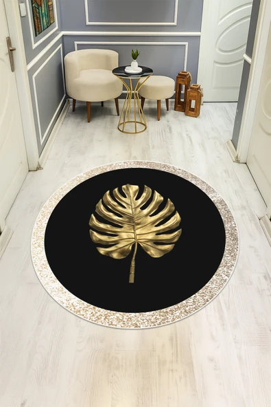 Dijital Baskı Modern Kaymaz Taban Halı H0355 RENKLİ 180 X 180 ürün görseli 1
