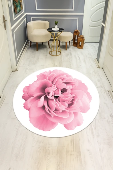 Dijital Baskı Modern Kaymaz Taban Halı H0321 RENKLİ 180 X 180 ürün görseli 1