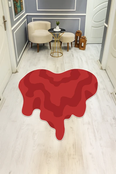 Dijital Baskı Modern Kaymaz Taban Halı H0411 RENKLİ 180 X 180 ürün görseli 1
