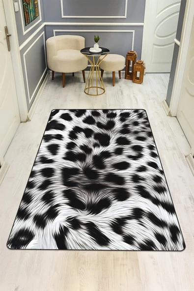 Modern Desenli Dijital Baskı Kaymaz Taban Halı H0226 RENKLİ 100 X 300 ürün görseli 1
