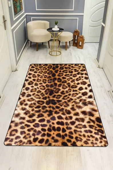Modern Desenli Dijital Baskı Kaymaz Taban Halı H0225 RENKLİ 140 X 200 ürün görseli 1