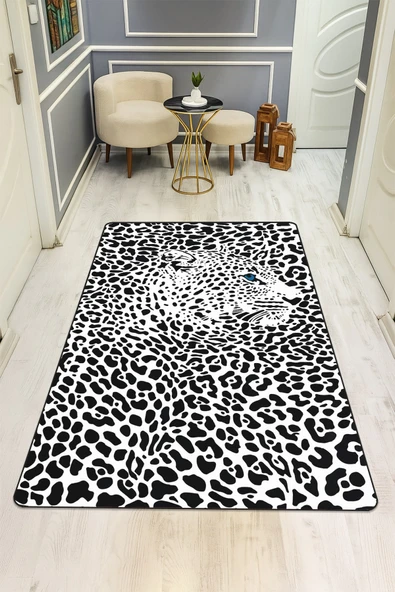 Modern Desenli Dijital Baskı Kaymaz Taban Halı H0227 RENKLİ 160 X 230 ürün görseli 1